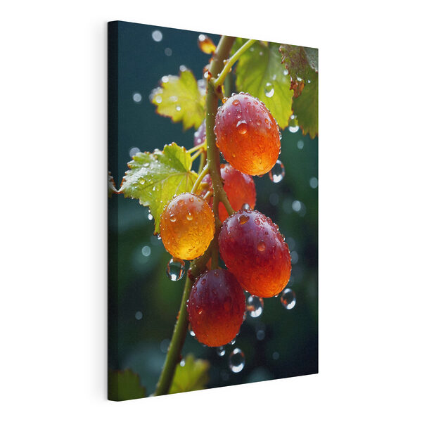Tablouri Tablouri Buchet de struguri cu picături de apă pe ei (SKU: s43872)