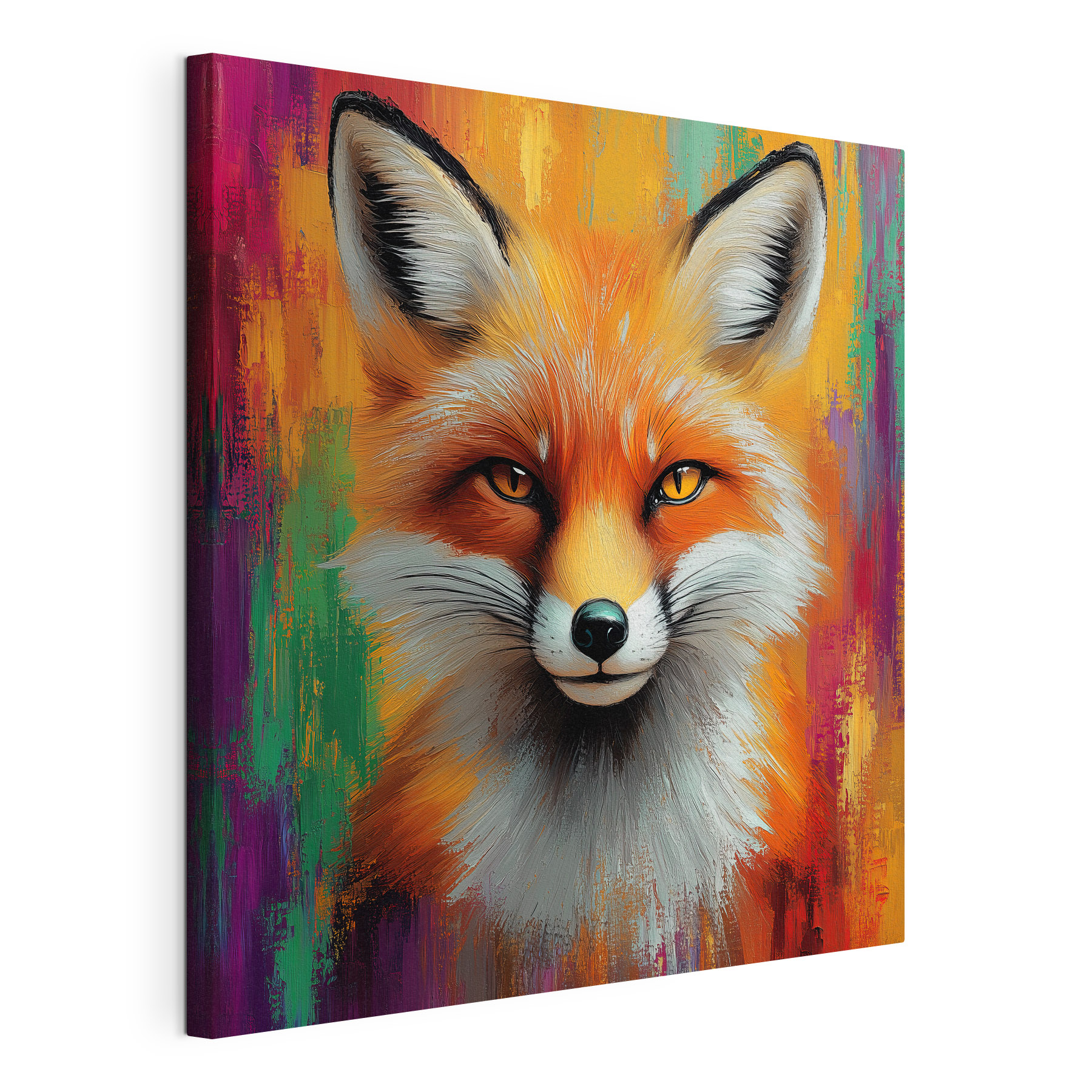 Painting of a fox Painting of a fox