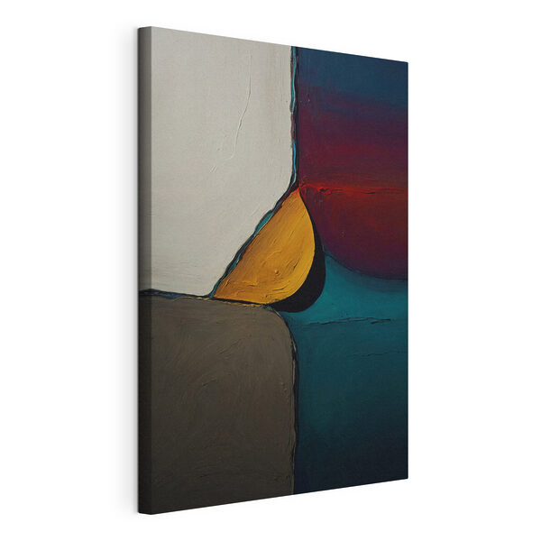 Forme abstracte în culori puternice Tablouri Forme abstracte în culori puternice