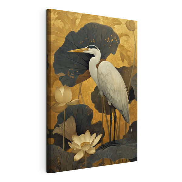 Tablouri Tablou cu o pasăre albă (SKU: s46148) Tablouri Tablouri Tablou cu o pasăre albă (SKU: s46148)