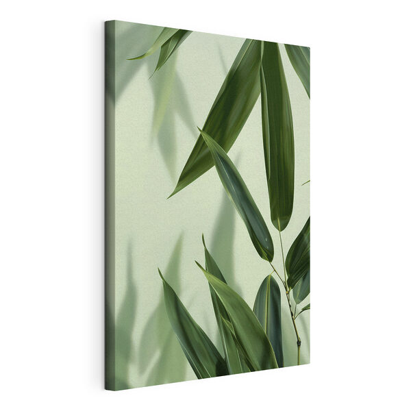 Delicate leaves on a soft backdrop