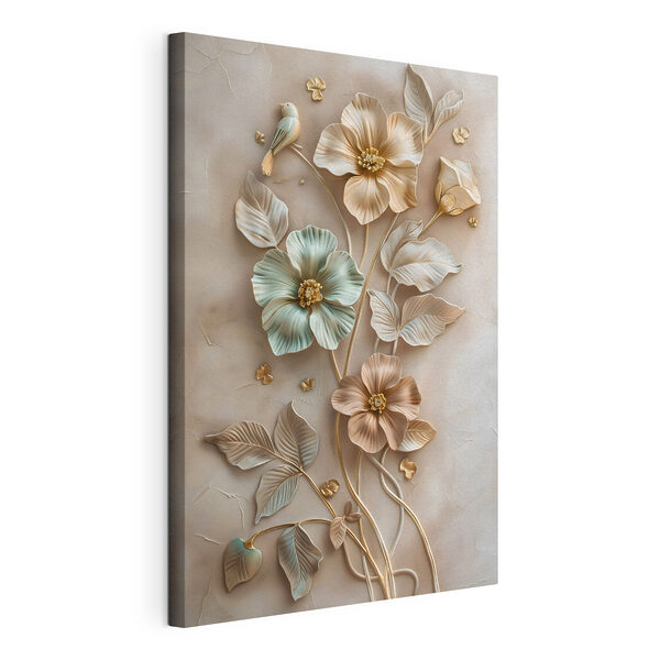 Decorațiuni de perete cu flori și frunze Tablouri Decorațiuni de perete cu flori și frunze