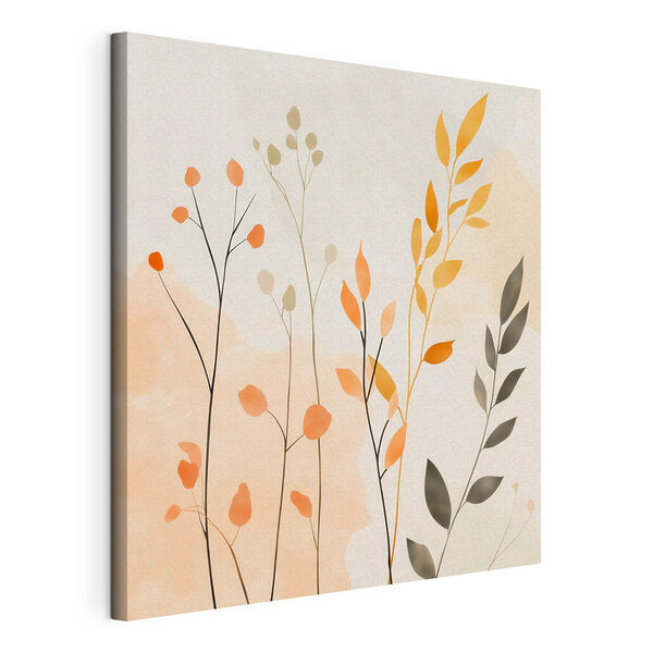 Painting of leaves and branches Painting of leaves and branches