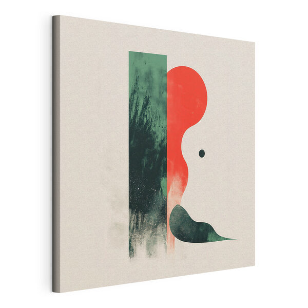 Red and green abstract art Red and green abstract art
