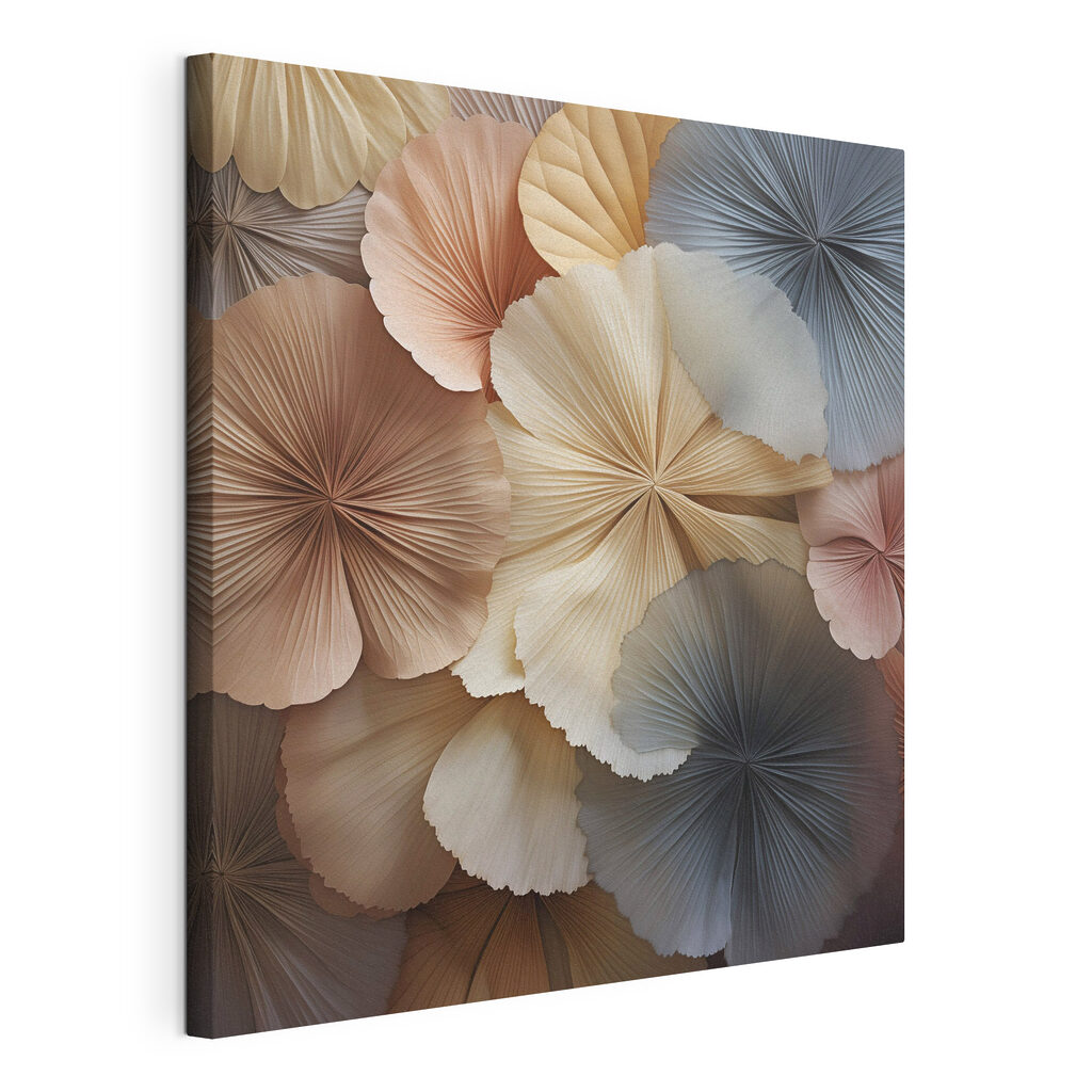 Group of flowers made of paper
