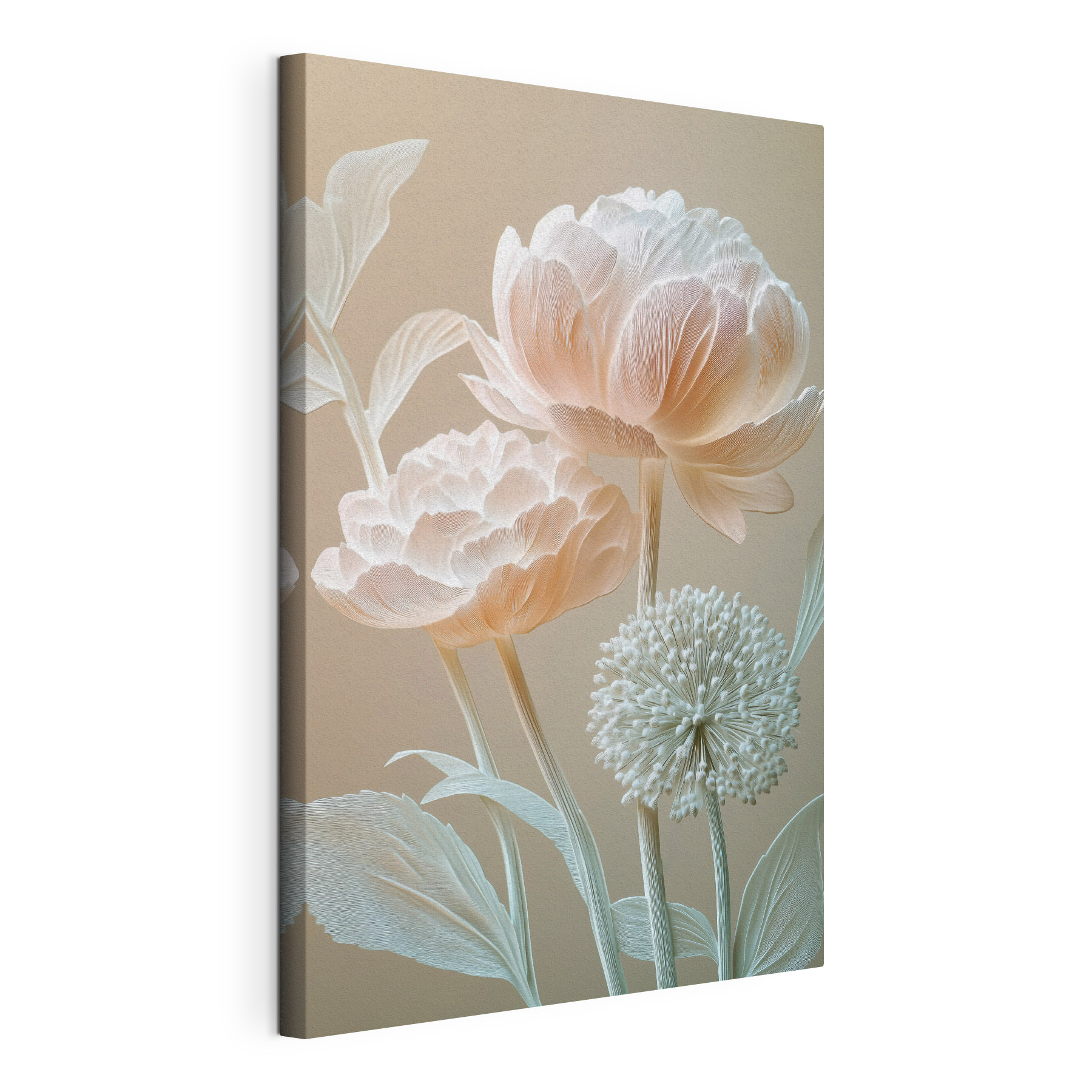 Delicate blooms in soft hues
