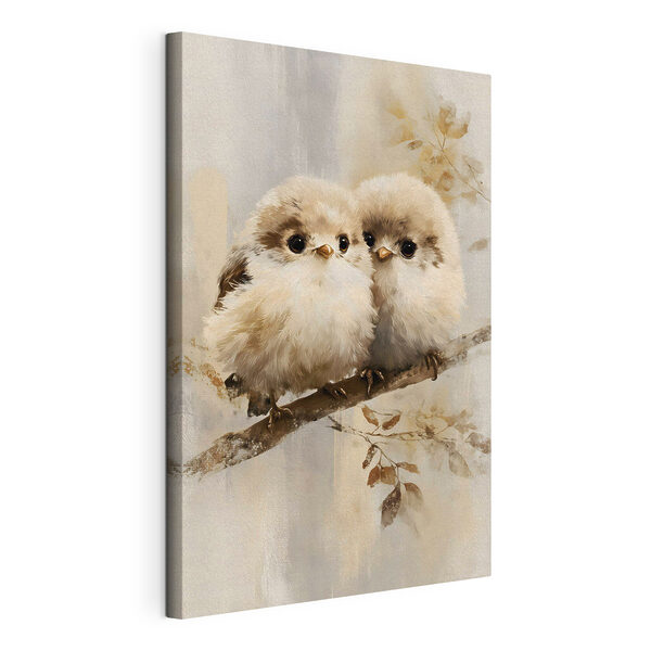 Two birds on a branch Two birds on a branch