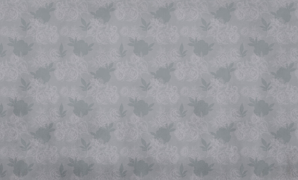 Grey and white floral pattern Grey and white floral pattern