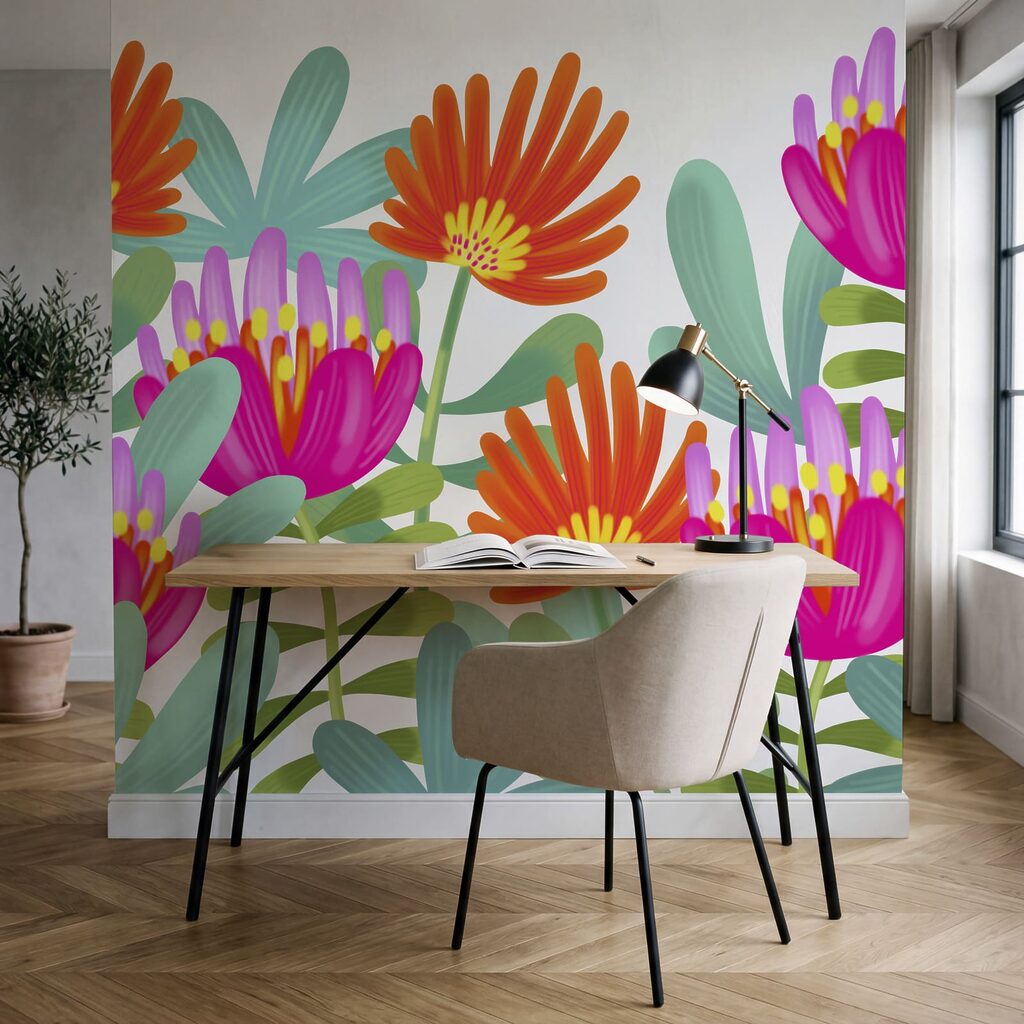Buchet de flori colorate