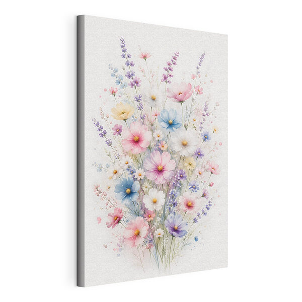 Bouquet of flowers on a white background Bouquet of flowers on a white background