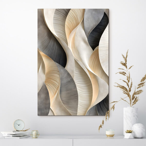 Flowing patterns in soft hues