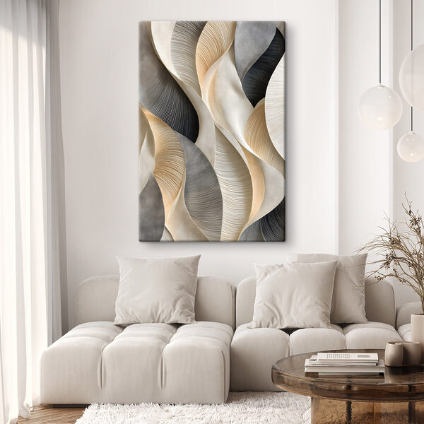 Flowing patterns in soft hues