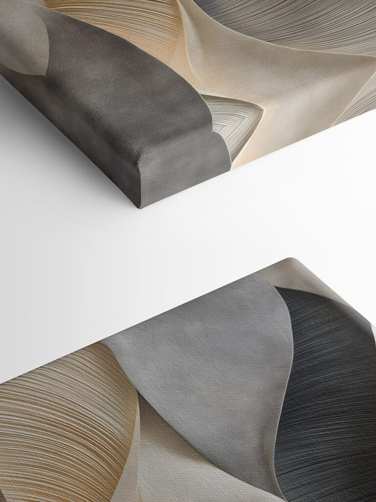 Flowing patterns in soft hues
