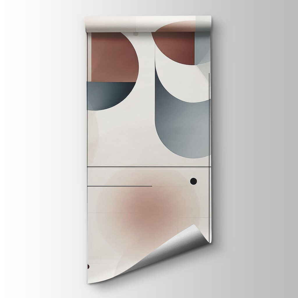 Geometric shapes in soft color palette Geometric shapes in soft color palette