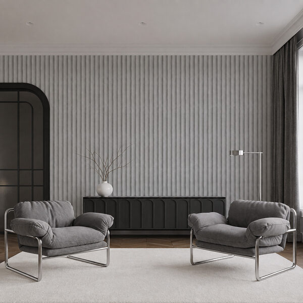 Design minimalist cu un model de linii verticale