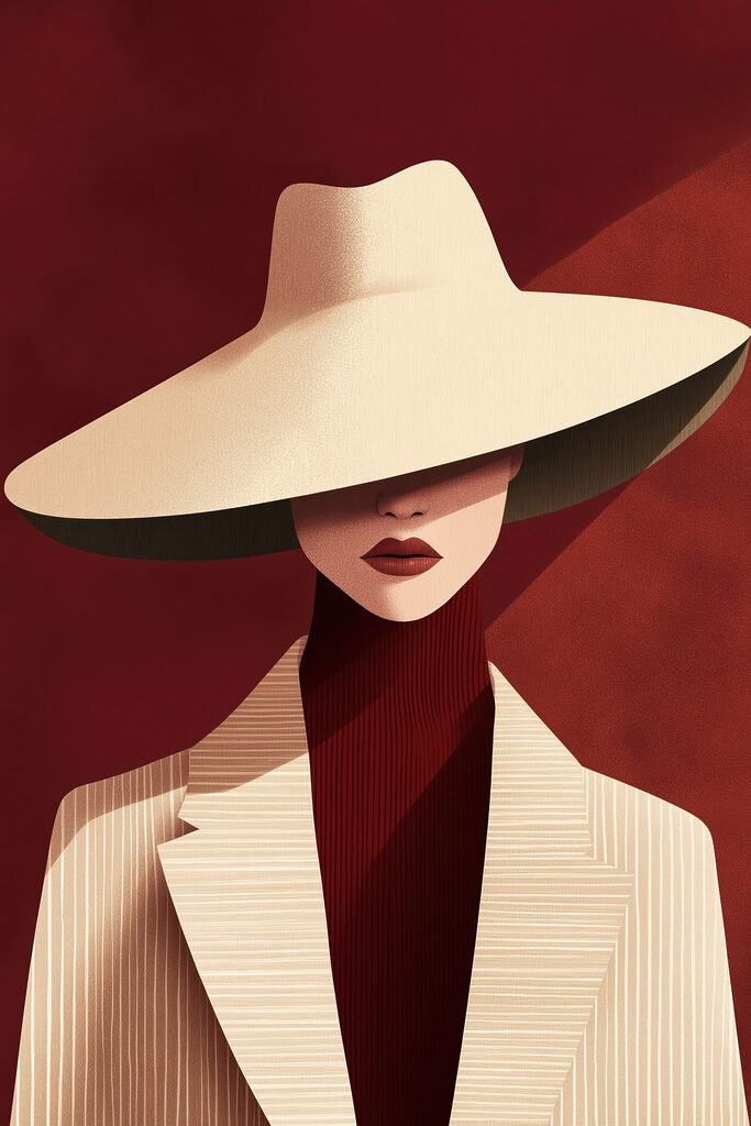 Woman wearing a hat Woman wearing a hat