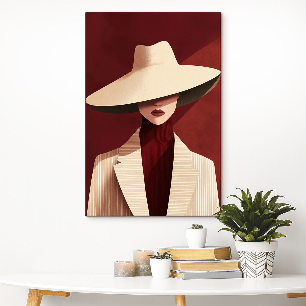 Woman wearing a hat Woman wearing a hat