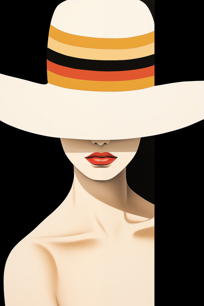 Woman wearing a hat Woman wearing a hat