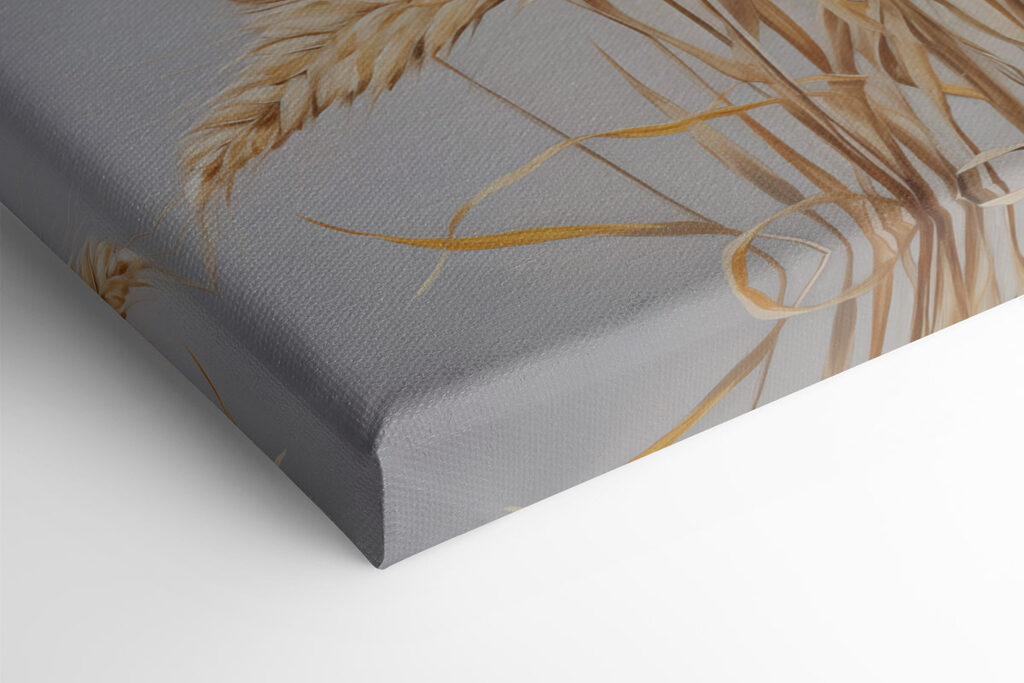 Bunch of wheat in a vase