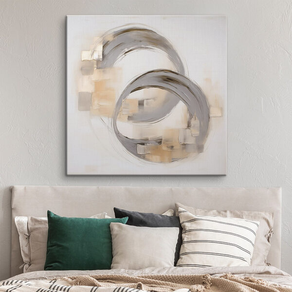 Painting of a couple of circles Painting of a couple of circles