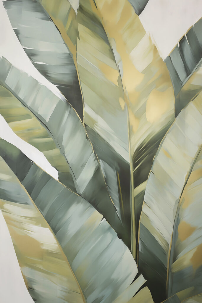 Vibrant leaves in serene colors Vibrant leaves in serene colors