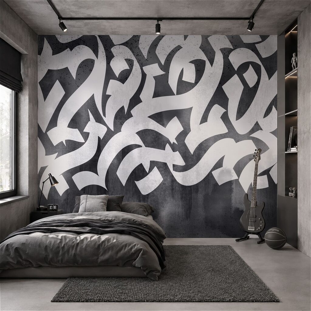 Graffiti alb și negru