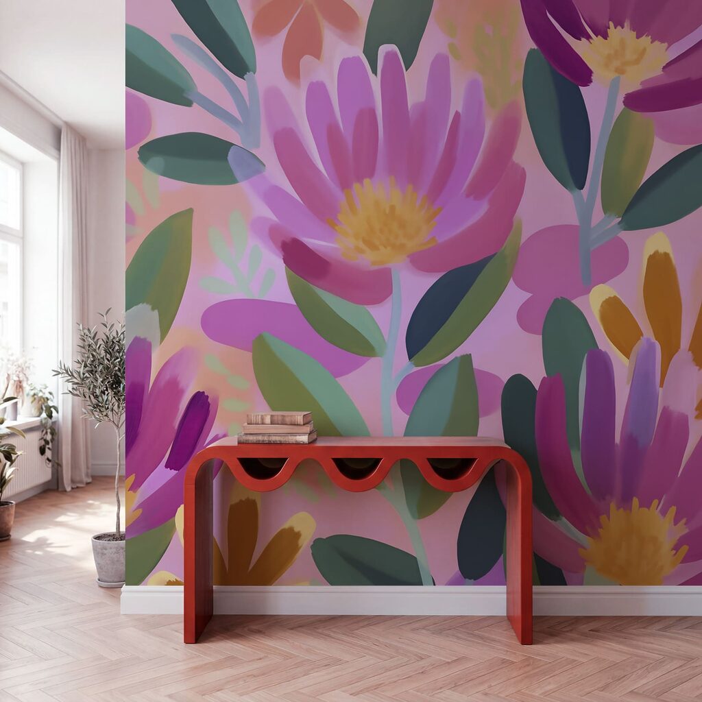 Flori și frunze colorate Flori și frunze colorate