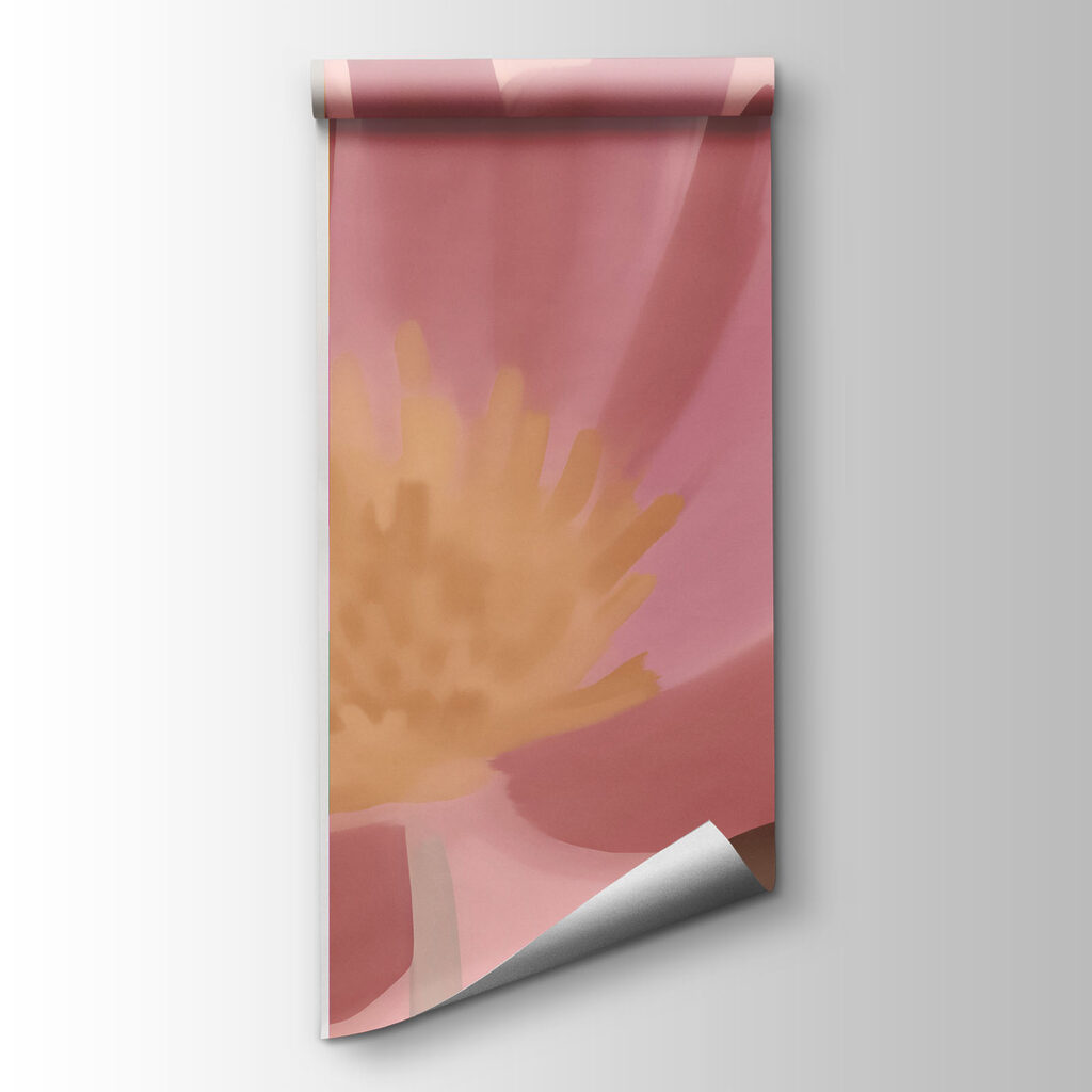 Vibrant flowers in soft hues