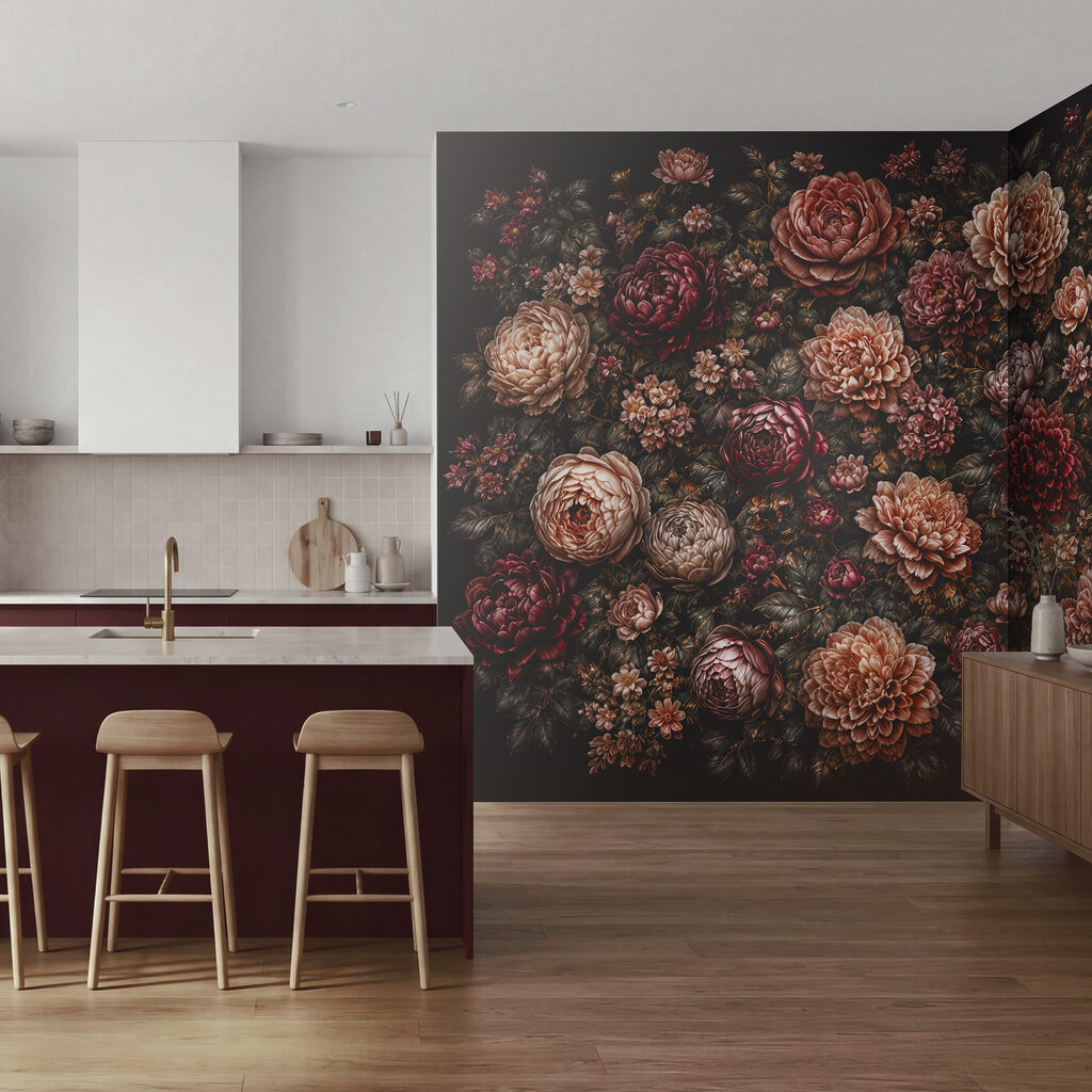 O grădină plină de viață, cu flori înflorite O grădină plină de viață, cu flori înflorite