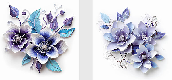 Collage of flowers