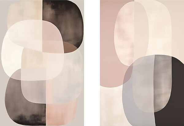 Pair of art pieces