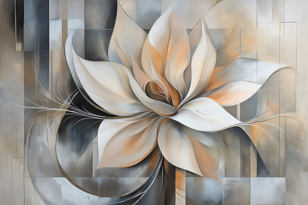 Painting of a flower Painting of a flower