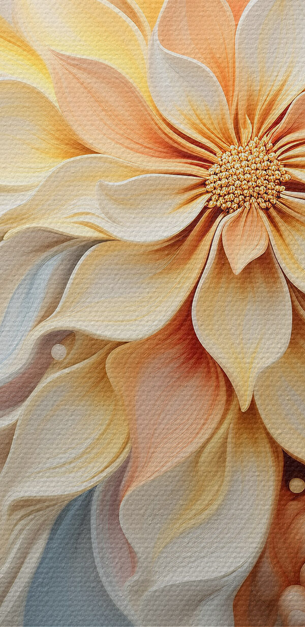 Elegant floral designs in soft hues