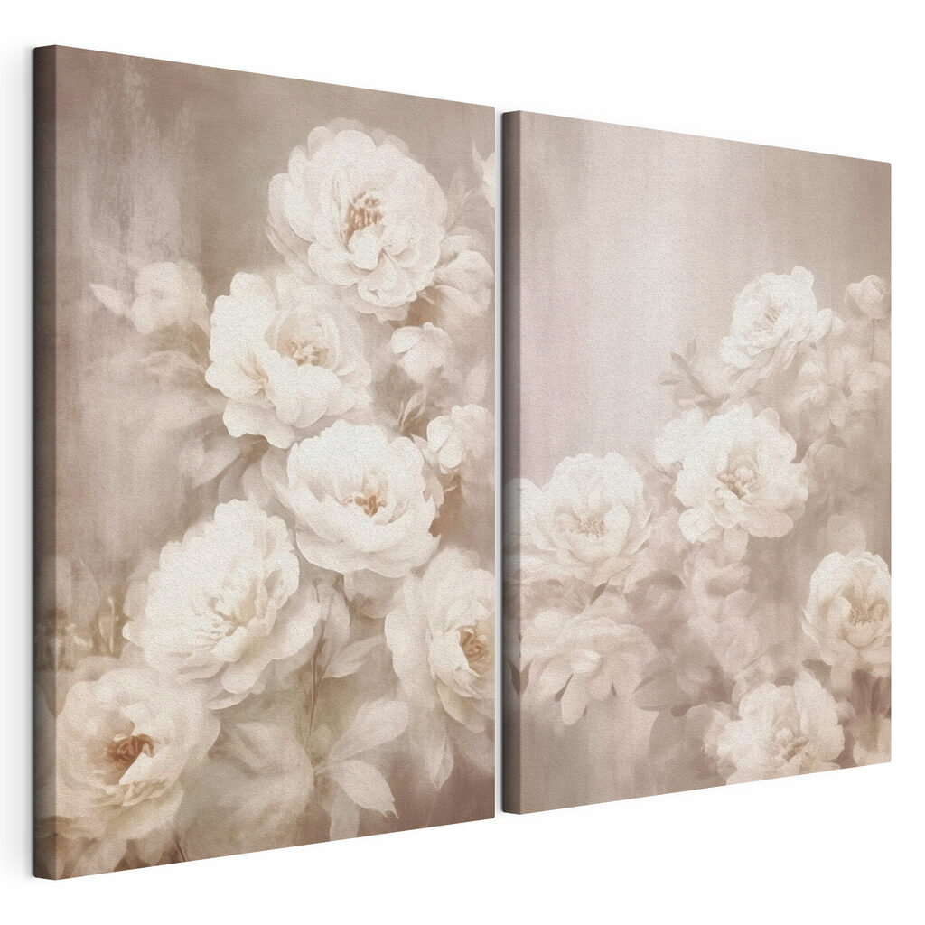 Soft blossoms in gentle hues