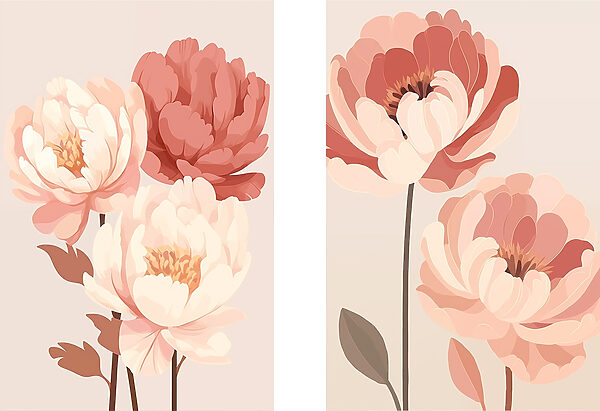 Beautiful blooms in soft colors Beautiful blooms in soft colors
