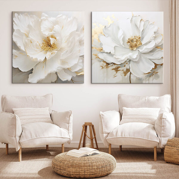 Delicate petals in soft tones