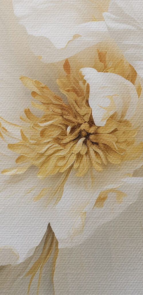 Delicate petals in soft tones