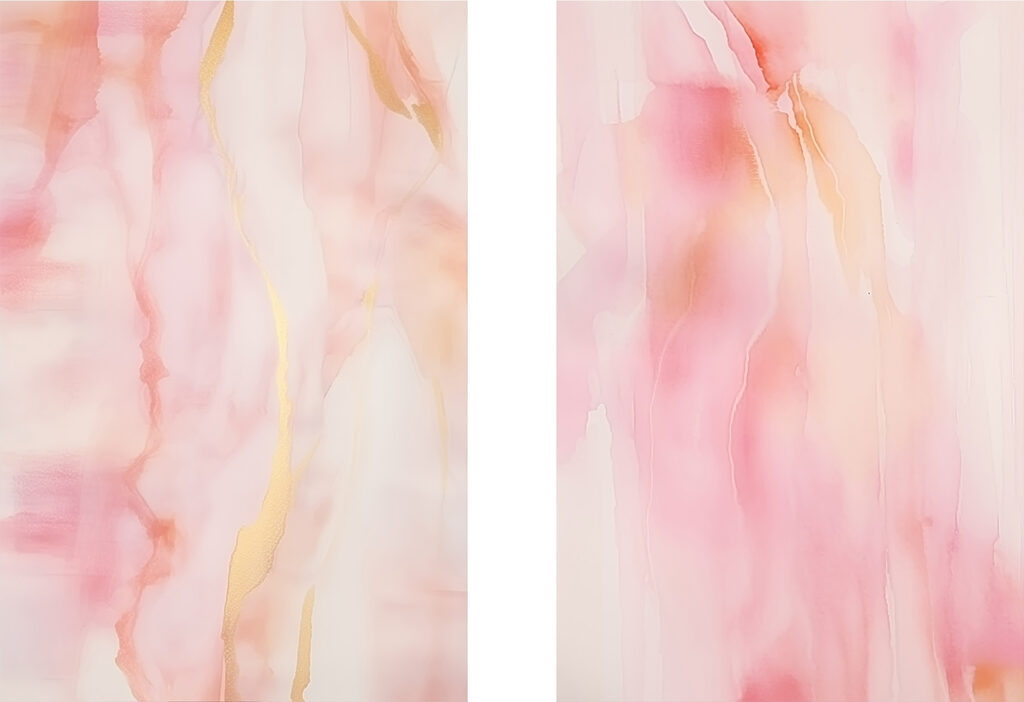 Abstract pink fluid artwork display Abstract pink fluid artwork display
