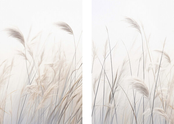 Soft grasses whispering in the breeze