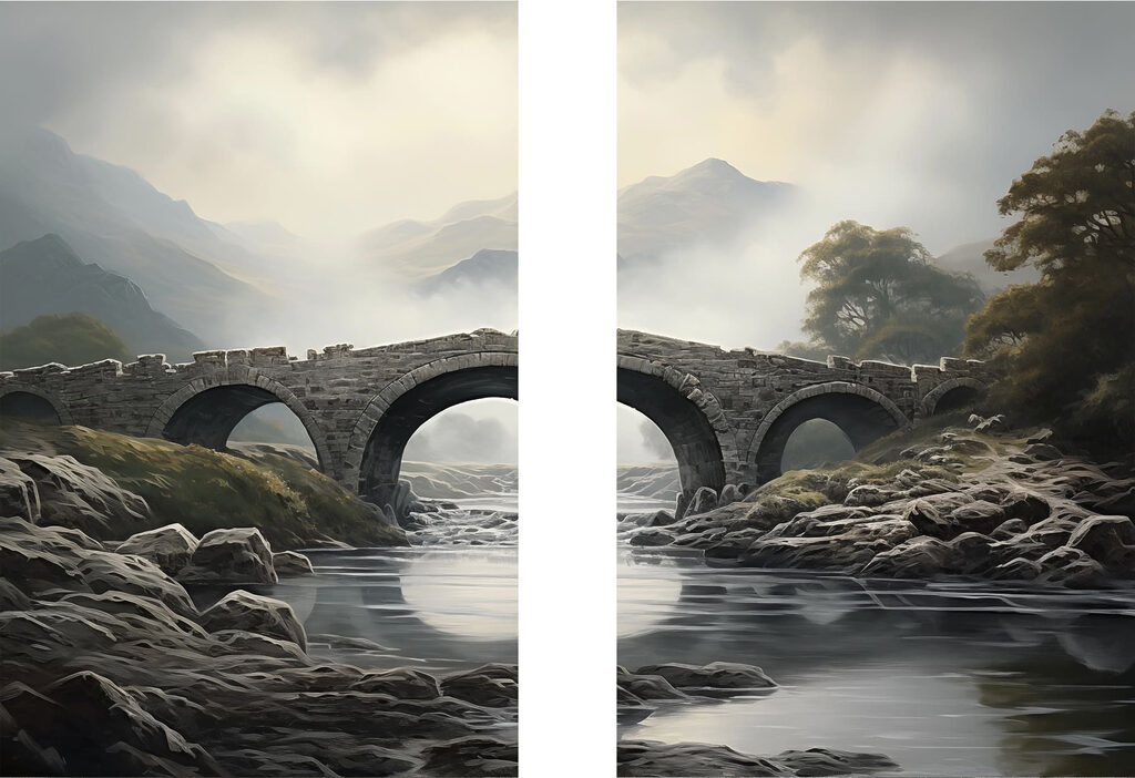 Bridge over a river