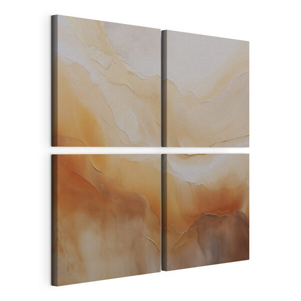 Tablou modular pe pânză Colaj cu lichide de diferite culori