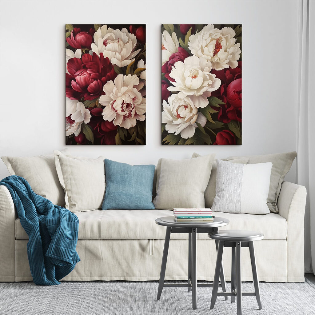 Elegant blooms in vibrant harmony
