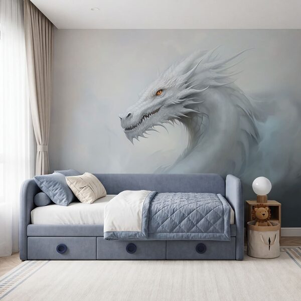 Dragonul alb printre nori