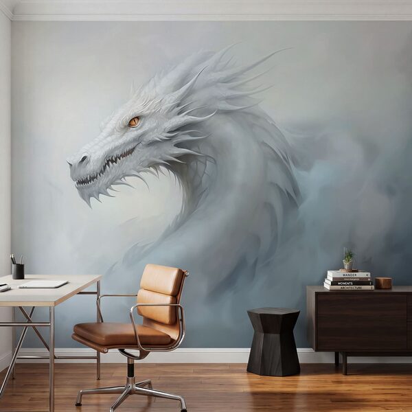 Dragonul alb printre nori