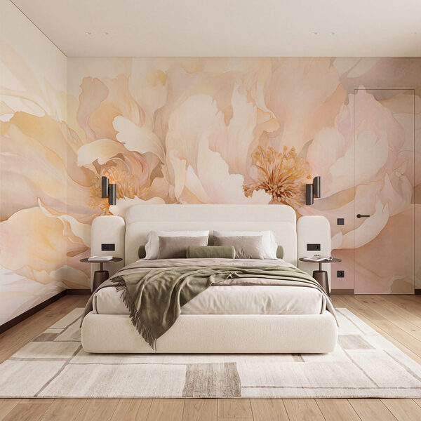 Flori delicate în nuanțe calde de pastel Flori delicate în nuanțe calde de pastel