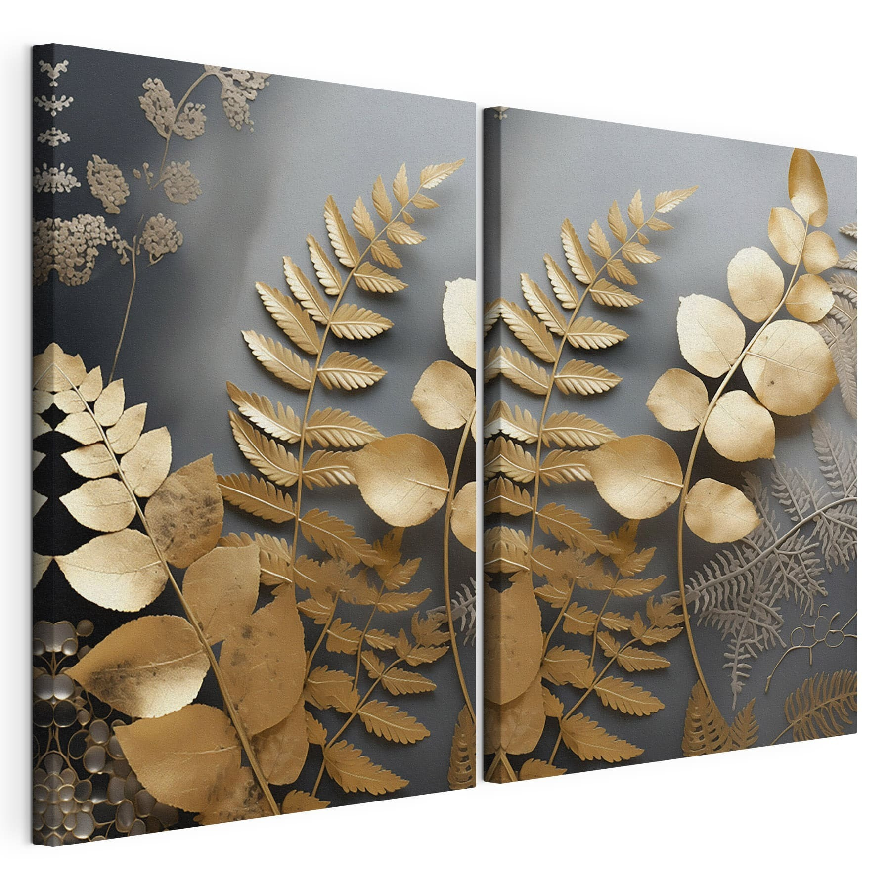 Delicate leaves in harmonious arrangement