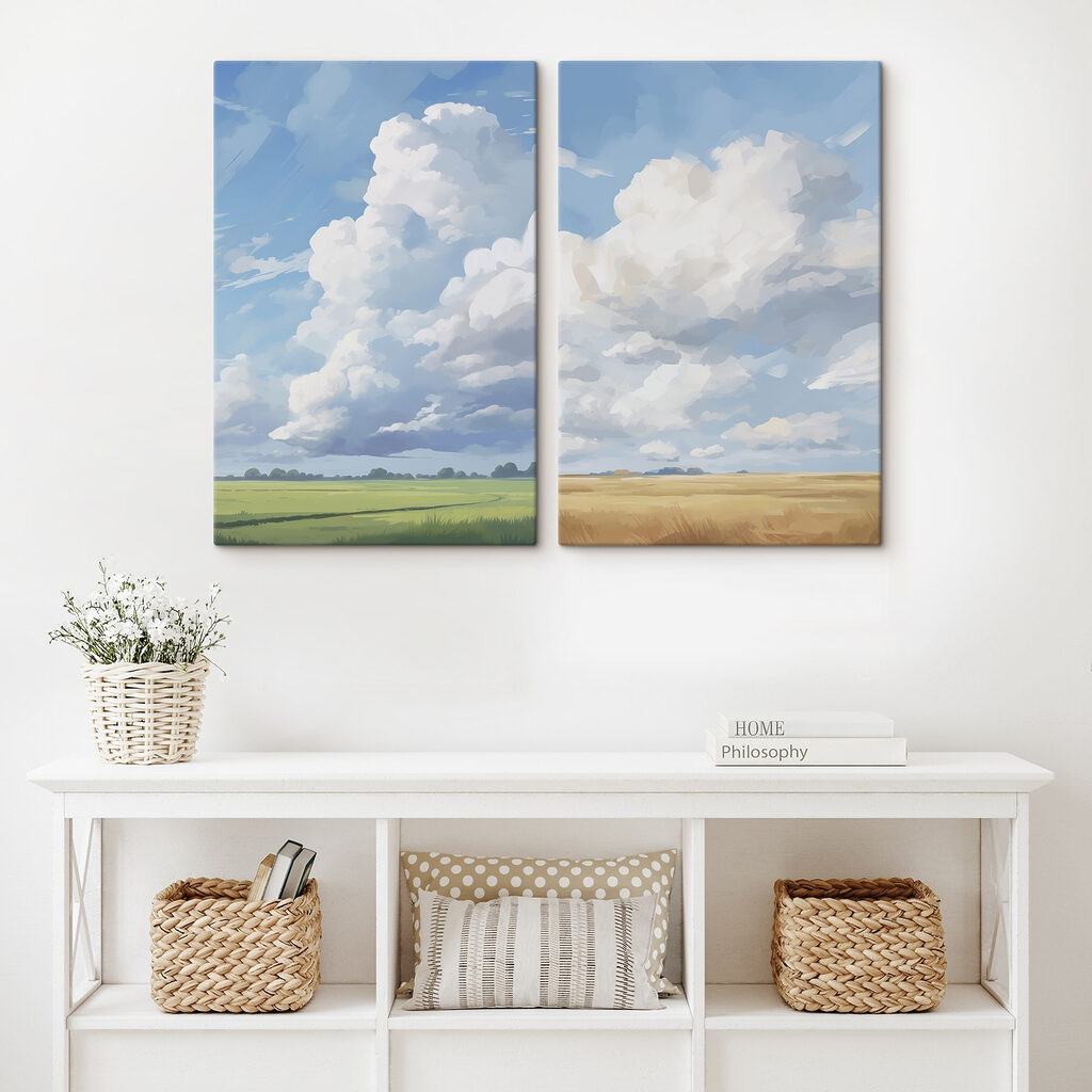 Comparison of a landscape