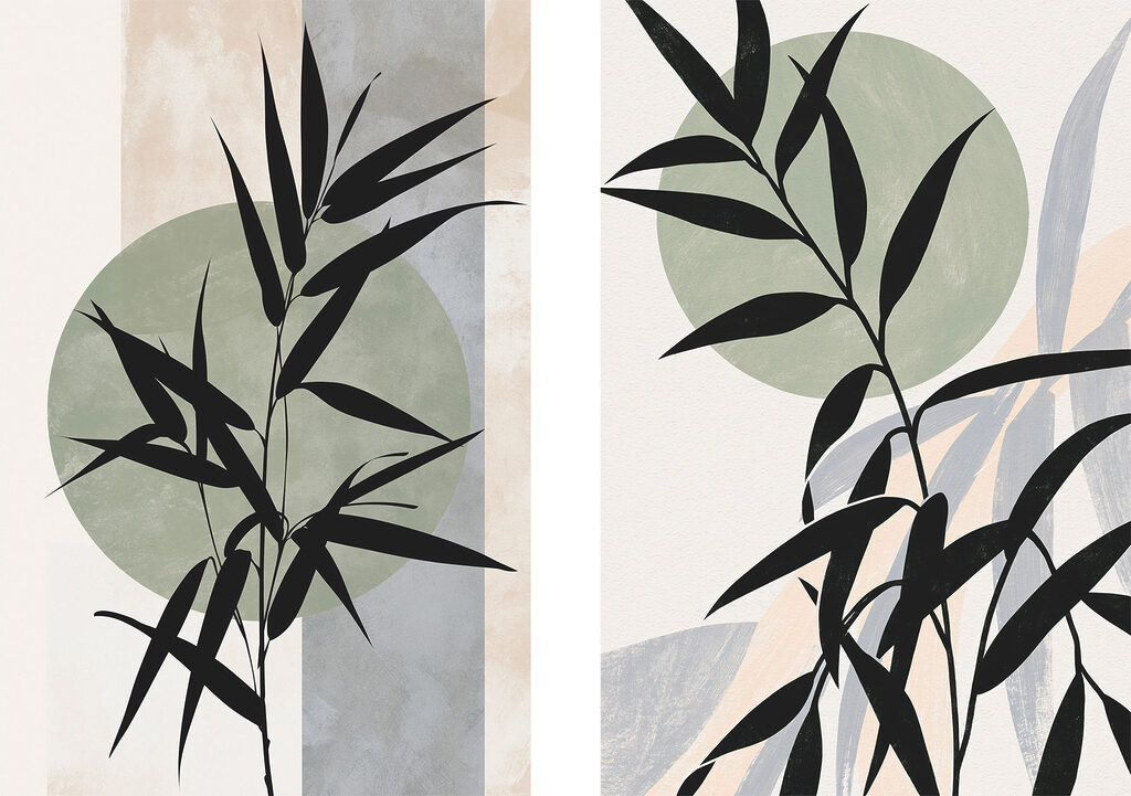Two images of a plant