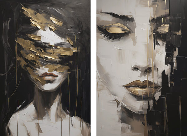 Hidden beauty in elegant contrasts