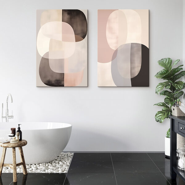 Pair of art pieces